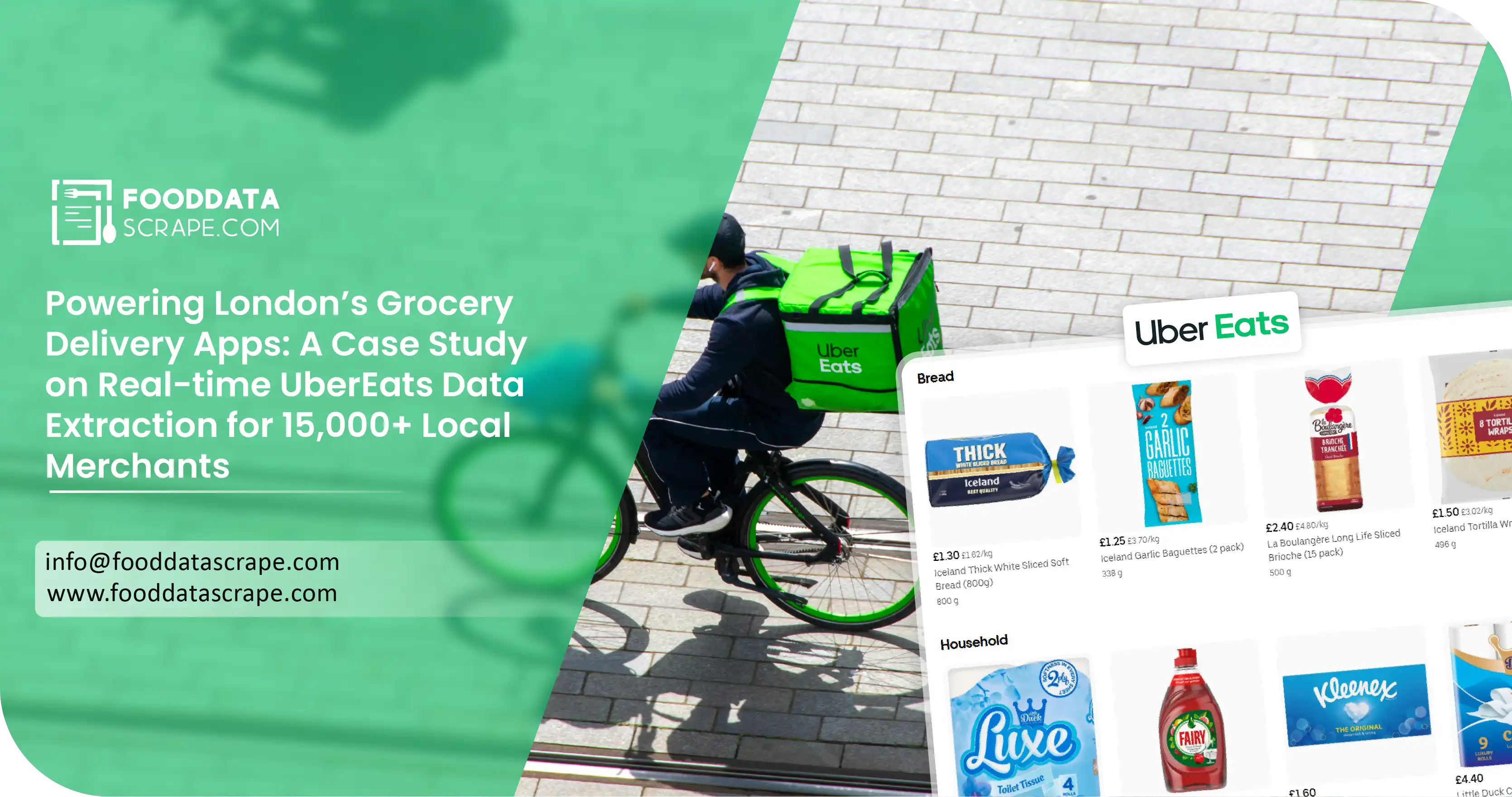 Powering London’s Grocery Delivery Apps: Real-time UberEats Data Extraction